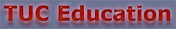 image: TUC Education - click to register