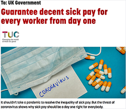Pic: TUC petition - click the pic to sign up