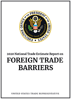 Pic: USTR Foreign Trade Barriers report